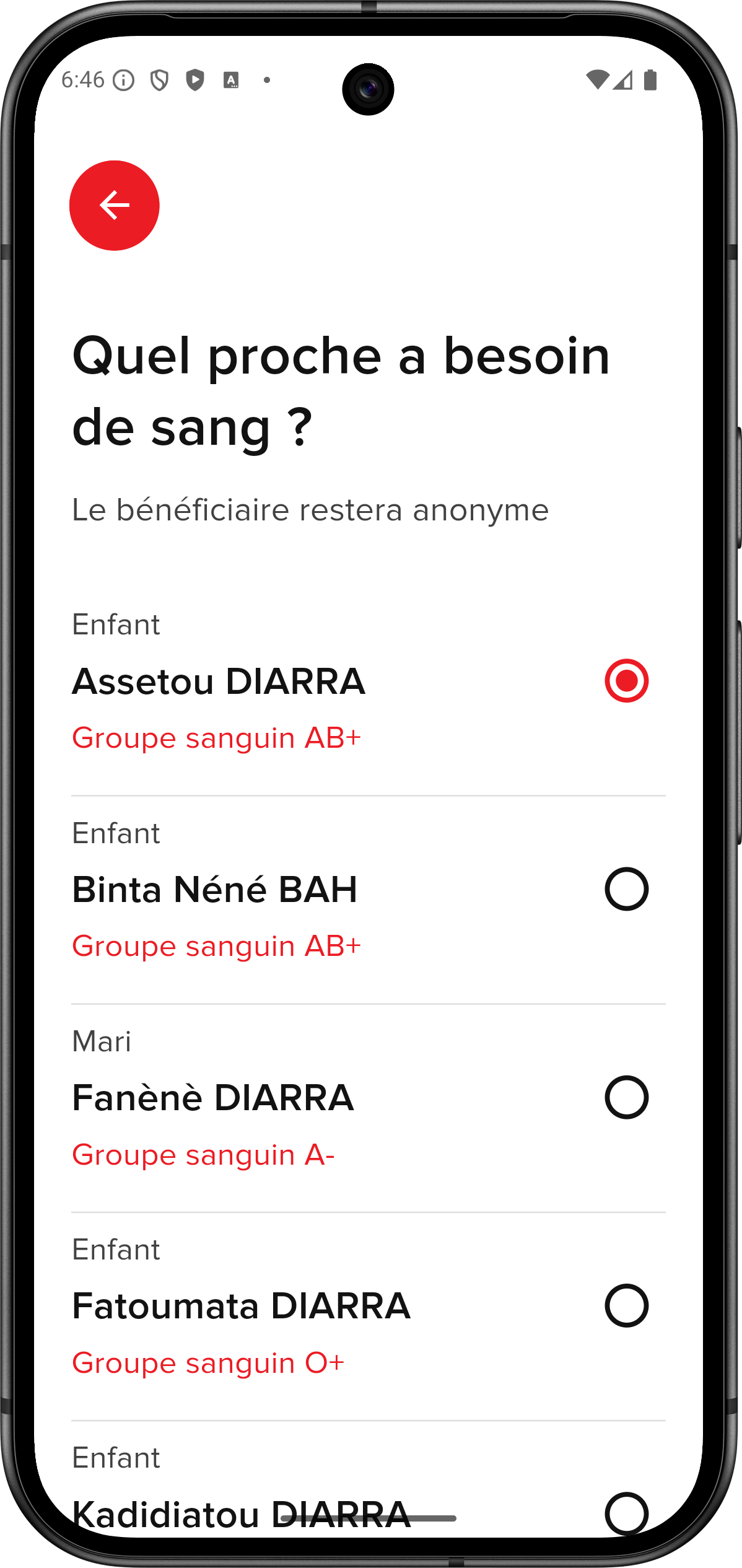 Écran d'accueil Djooli
